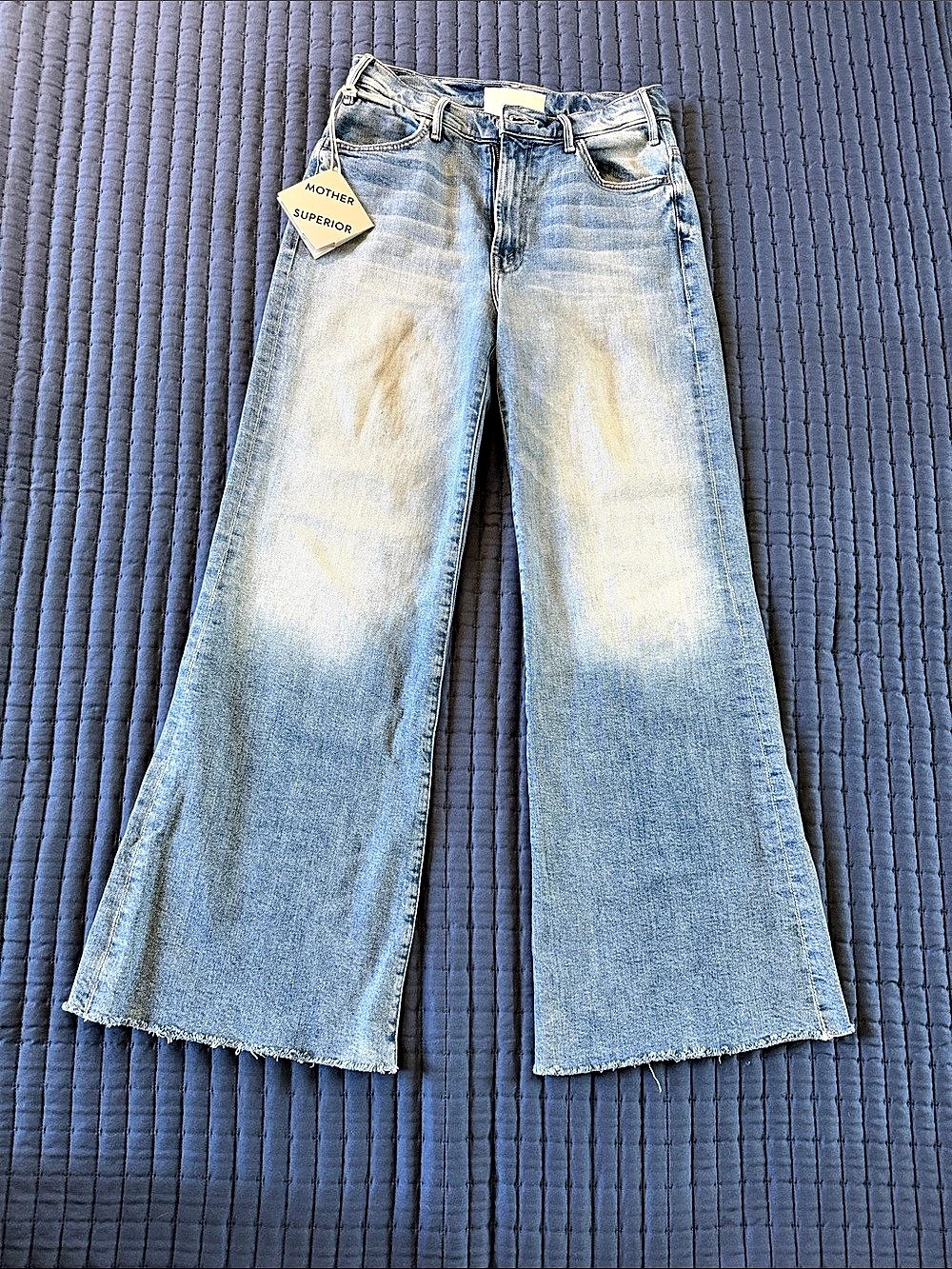 NWT MOTHER The Hustler Roller Fray Flare Jeans (size 27)